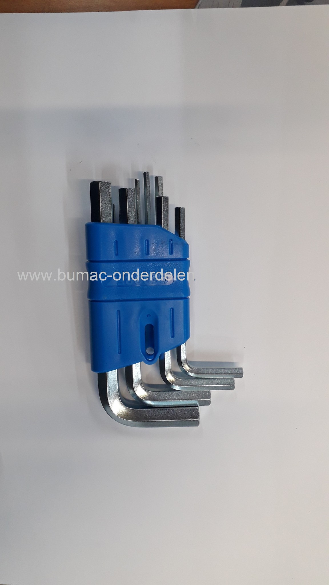 Inbussleutelset Set haakse inbussleutels - metrisch in Houder 10 delig Sleutelwijdte 1,3 - 1,5 - 2 - 2,5 - 3 - 4 - 5 - 6 - 8 - 10 mm Geschikt voor binnenzeskantbouten