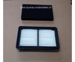 Luchtfilter Robin EY-15, EY-20, EY-153, EY-203 Aggregaat, Generator, Trilplaat, Houtversnipperaar, Tuinfrees, Waterpomp