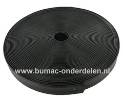 Recycling boomband, recycle boomband, 4 cm, Schoon, soepel en makkelijk te verwerken.  Rot en schimmelt niet. Het is van belang alleen zachte materialen als boomband te gebruiken. Deze recycling band bestaat uit een sterk weefsel, bekleed met kunststof (6