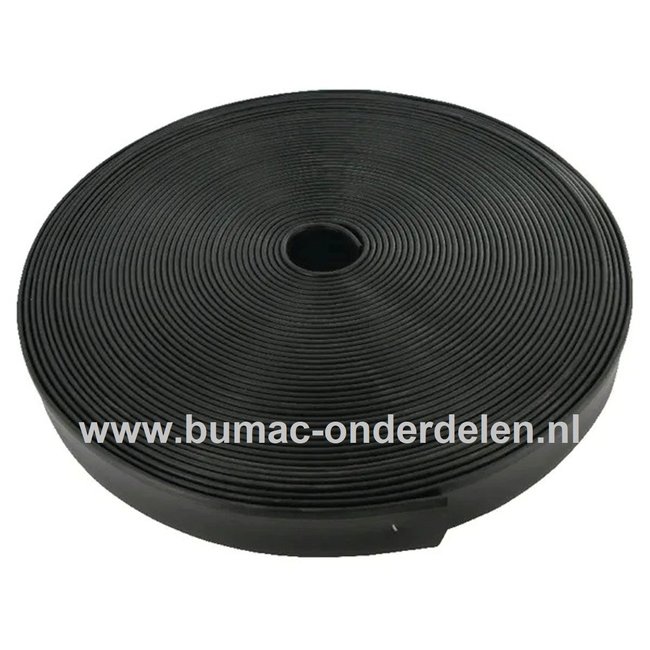 Recycling boomband, recycle boomband, 4 cm, Schoon, soepel en makkelijk te verwerken.  Rot en schimmelt niet. Het is van belang alleen zachte materialen als boomband te gebruiken. Deze recycling band bestaat uit een sterk weefsel, bekleed met kunststof (6