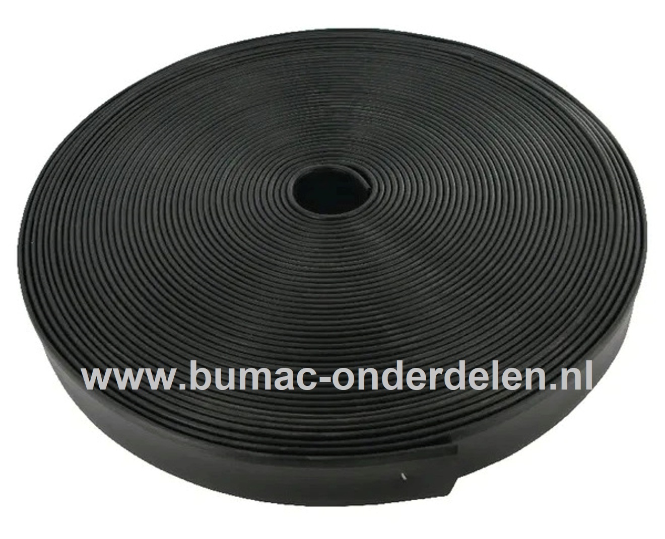 Recycling boomband, recycle boomband, 4 cm, Schoon, soepel en makkelijk te verwerken.  Rot en schimmelt niet. Het is van belang alleen zachte materialen als boomband te gebruiken. Deze recycling band bestaat uit een sterk weefsel, bekleed met kunststof (6