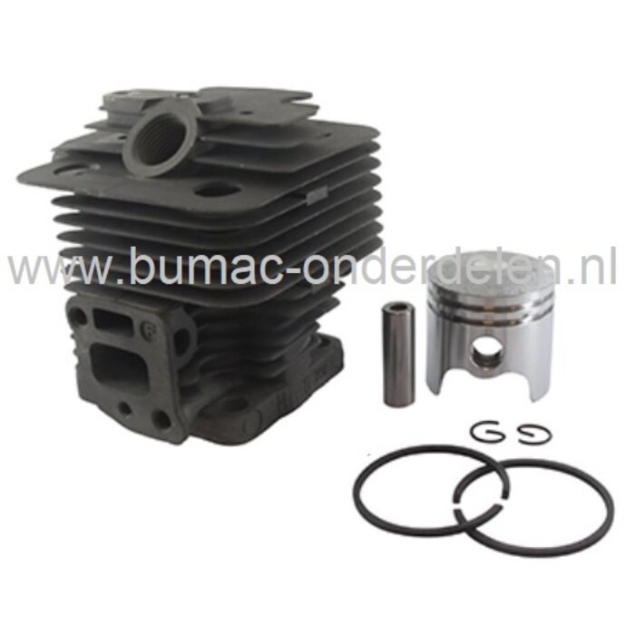 Cilinderset Ø 32 mm voor Kawasaki TH23D Bosmaaier, Bermmaaier, Motorzeis, Cylinder Compleet met Zuiger, Zuigerveren, Pistonpen, Borgclips voor KAWASAKI TH-23D Trimmer