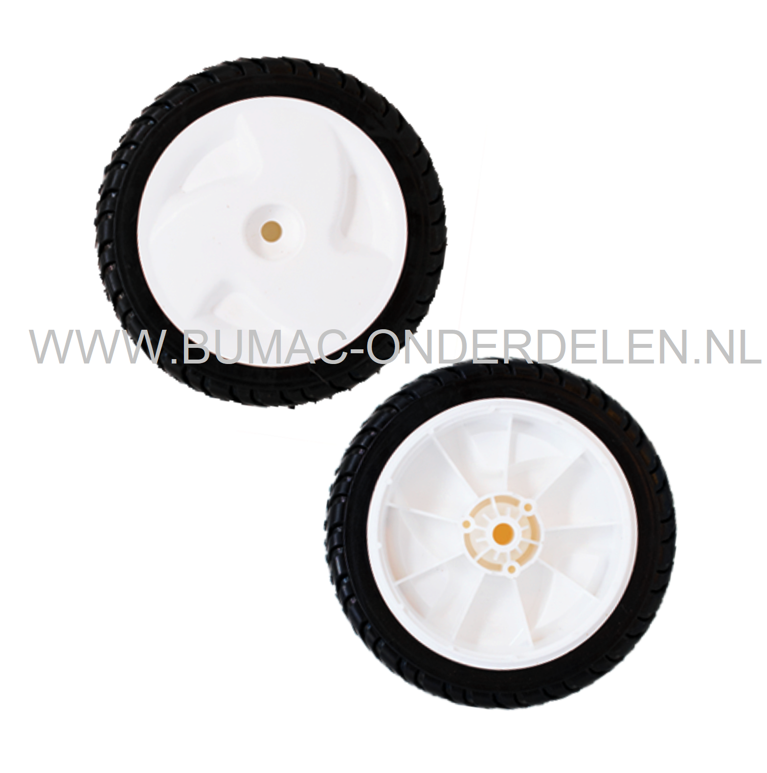 Voorwiel met Stalen Bus  voor Toro model 20001, 20003, 20066 voor grasmaaiers met een 22 inch = 56 cm Recycler Maaidek