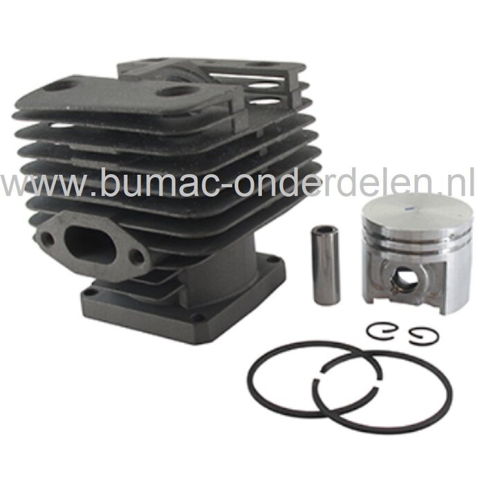 Cilinderset Ø 40 mm voor Stihl FS250, Bosmaaiers, Trimmers, Bermmaaier, STIHL Cylinder Compleet met Zuiger, Zuigerveren, Pistonpen, Borgclips voor FS 250 onderdelen