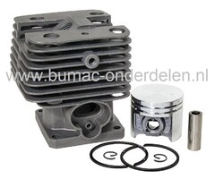 Cilinderset Ø 40 mm voor Stihl FS250, Bosmaaiers, Trimmers, Bermmaaier, STIHL Cylinder Compleet met Zuiger, Zuigerveren, Pistonpen, Borgclips voor FS 250 onderdelen