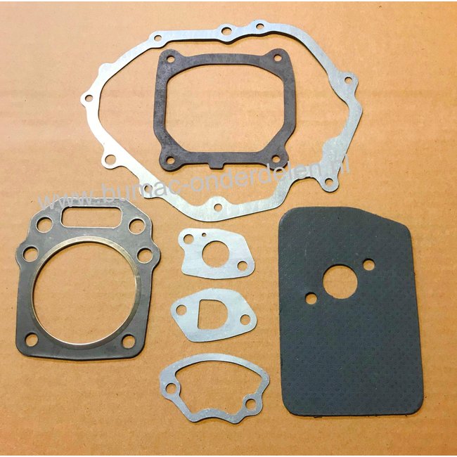 Pakkingset voor Honda GXV160 Motoren op Grasmaaiers - Benzinemaaiers - Cirkelmaaiers - Loopmaaiers - Veegmachines, Pakkingen Set, Dichtingsset Honda GXV 160, Dichtingen