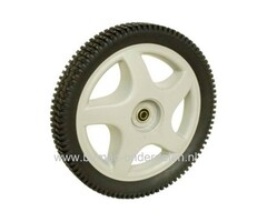 Achterwiel voor Husqvarna, Craftsman, Jonsered, Lazer, Partner, McCulloch, Wizard, Bestgreen, Grasmaaier 7021 CH1, R53 SVW, BH55Y21 RH,  EDITION 1 - 1-R - 1XXL - 1 XXL-R, BM6TGRDED, BM6TGR31A, Grasmaaierwiel Grasmachine
