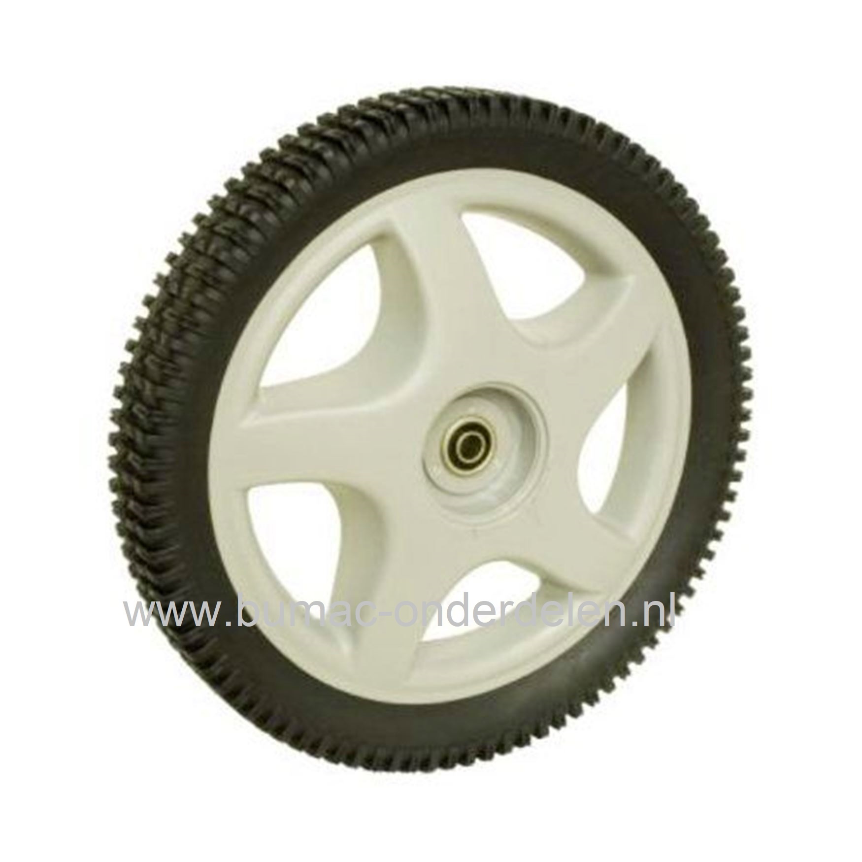 Achterwiel voor Husqvarna, Craftsman, Jonsered, Lazer, Partner, McCulloch, Wizard, Bestgreen, Grasmaaier 7021 CH1, R53 SVW, BH55Y21 RH,  EDITION 1 - 1-R - 1XXL - 1 XXL-R, BM6TGRDED, BM6TGR31A, Grasmaaierwiel Grasmachine