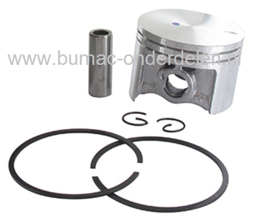 Zuigerset Ø 52 mm voor Stihl MS382 Kettingzaag, STIHL Cylinder Compleet met Zuigerveren, Pistonpen en Borgclips voor MS-382 Motorzaag