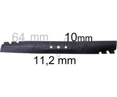 Mes 50 Cm voor Toro Grasmaaier Recycler 29639, 29642, 29643, Mulchmes, Gatormes voor Toro, Onderdeel