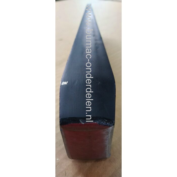 Stalen Kloofwig,250x55mm, met groef, massief gesmeed, gehard Kloofwig geschikt voor het splijten van hardhout, dikke en zware stammen en blokken