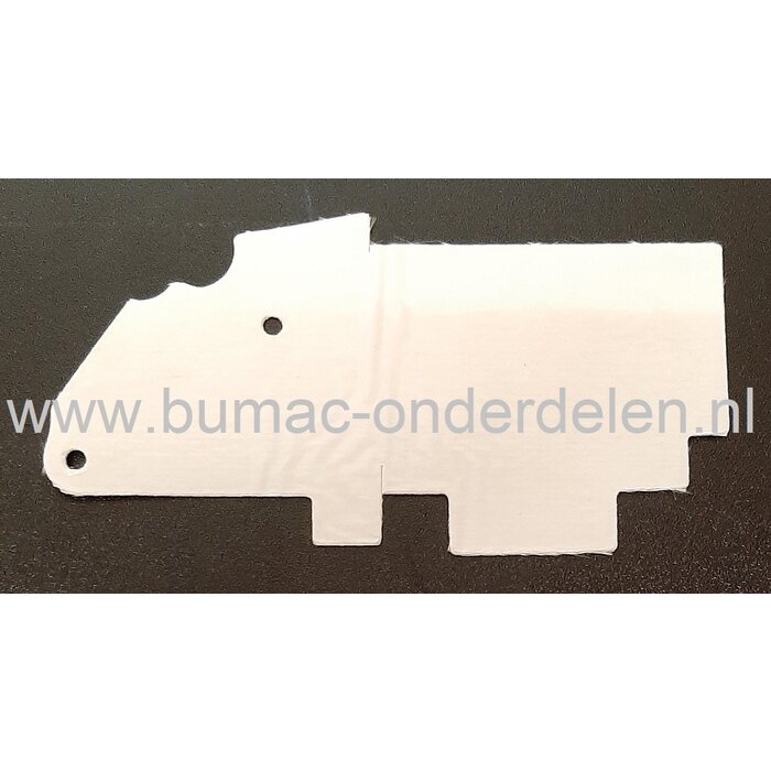 Hitteschild voor Stihl Kettingzaag 017, 018, MS170, MS170C, MS170D, MS180, MS180C, STIHL Koelplaat voor Motorzaag 017, 018, MS-170, MS-170C, MS-170D, MS-180, MS-180C, Warmteplaat, Warmteschild