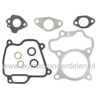 Pakkingset voor Robin EX17 Motoren met Horizontale Krukas en 6 Pk op Generator, Aggregaat, Waterpomp, Trilplaat, Tuinfrees, Mechanische Troffel, ROBIN Dichtingenset, Subaru Pakkingen Set, Afdichtingen voor EX-17 Motor onderdeel