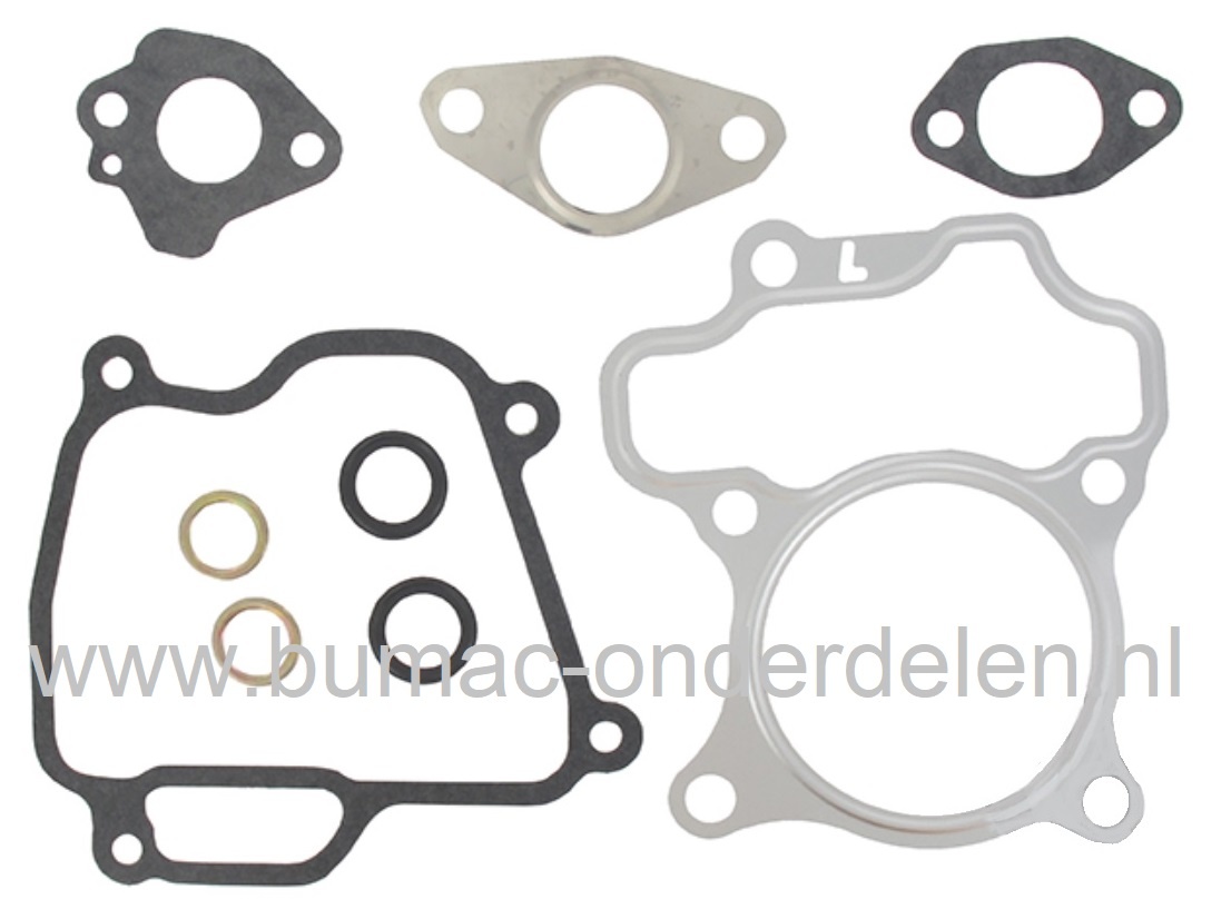 Pakkingset voor Robin EX17 Motoren met Horizontale Krukas en 6 Pk op Generator, Aggregaat, Waterpomp, Trilplaat, Tuinfrees, Mechanische Troffel, ROBIN Dichtingenset, Subaru Pakkingen Set, Afdichtingen voor EX-17 Motor onderdeel
