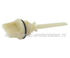Oliepeilstok voor Robin / Subaru EX17, EX21, SP170, SP210 Motoren met Horizontale Krukas en 6 of 7 Pk op Generator, Aggregaat, Waterpomp, Trilplaat, Tuinfrees, Mechanische Troffel, Peilstok Olie voor EX-17, EX-21, SP-170, SP-210 Motor