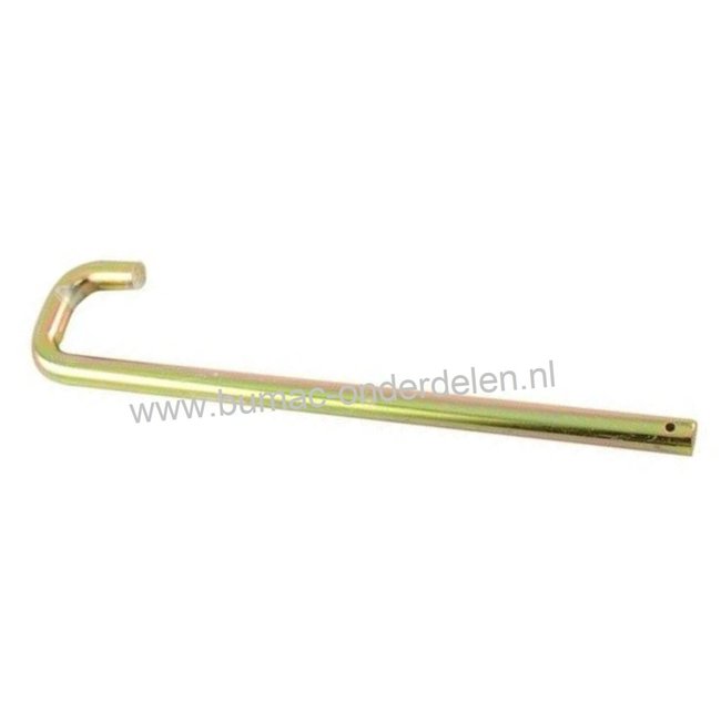 Pin - Stang voor Bevestiging Maaidekwiel - Looprol - Steunwiel MTD - Yard Man - Gutbrod - Cub Cadet - Bolens - Massey Ferguson Zitmaaier, Tuintrekker Zero Turn Maaier MF50-23SD - GT1223 - RZT54