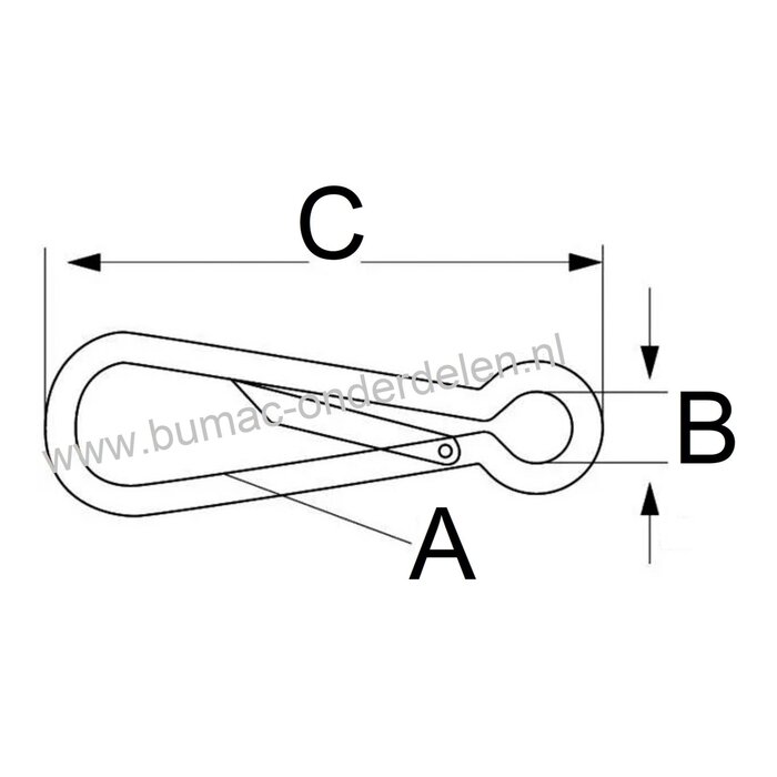 Simplexhaak 30mm, vernikkeld Watersport, klussers, hobbyisten Simplexhaken hebben als doel om producten te kunnen bevestigen. Met een simplexhaak kan iets snel worden opgehangen of vastgeklikt Autosleutels, Huissleutels