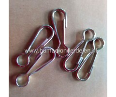 Simplexhaak 90mm vernikkeld Watersport, klussers, hobbyisten Simplexhaken hebben als doel om producten te kunnen bevestigen. Met een simplexhaak kan iets snel worden opgehangen of vastgeklikt  Autosleutels, Huissleutels