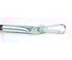 Kabelbevestiging met haak Ø 6mm Simplexhaak 40mm vernikkeld Bevestigingssystemen voor lading / DekkledenWatersport, klussers, hobbyisten Simplexhaken hebben als doel om producten te kunnen bevestigen. Met een simplexhaak kan iets snel worden opgehangen of