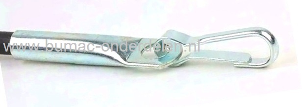 Kabelbevestiging met haak Ø 6mm Simplexhaak 40mm, vernikkeld Bevestigingssystemen voor lading / Dekkleden Watersport, klussers, hobbyisten Simplexhaken hebben als doel om producten te kunnen bevestigen. Met een simplexhaak kan iets snel worden opgehangen