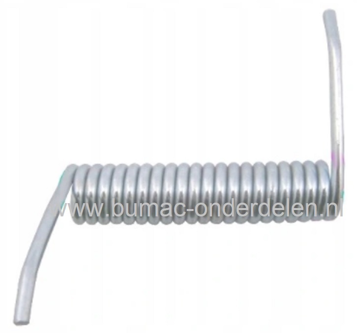 Veer voor Achterklep Castelgarden, Stiga, Alpina, Mountfield Grasmaaiers, Benzinemaaiers, Loopmaaiers, Veer voor Klep Vangbak Castel Garden Combi 48S, Combi 53S, GGP Cirkelmaaiers, Gazonmaaiers, Benzinemaaiers