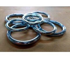 Ring 8x50mm Gelast en Verzinkt Ringen zijn Gelast en bestaan uit één geheel Ronde Ringen Verzinkt zijn voor zeer veel doeleinden geschikt Ronde Ringen worden veelal gebruikt om bijvoorbeeld Hondenriemen of Halsbanden te vervaardigen. Ook in de paard