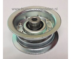 Poelie voor GRAVELY - TORO - Snapper - Simplicity Zitmaaier - Zero Turn Maaier - Frontmaaier - Druk Poelie, Spanpoelie, Riemschijf , Geleiden V Snaar -  Vlakke gelagerde riemschijf voor Zit maaier, Zeroturn Gravelie Binnen Ø 9,5 mm Buiten Ø - Totaal: 89