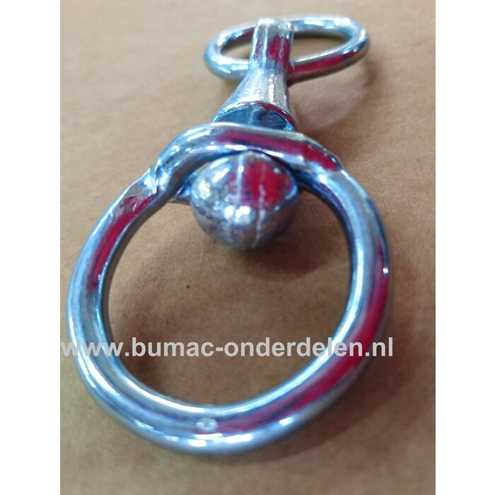 Wervel 4mm met ring verzinkt Dierbenodigdheden Stalinrichting Veekettingen  Halsbanden, Veehouderij, Bevestigingsmateriaal, Schalmkettingen, Kabels, Koorden,  Toebehoren voor Kettingen en Staalkabels, Koeien, Halsters en Touwen