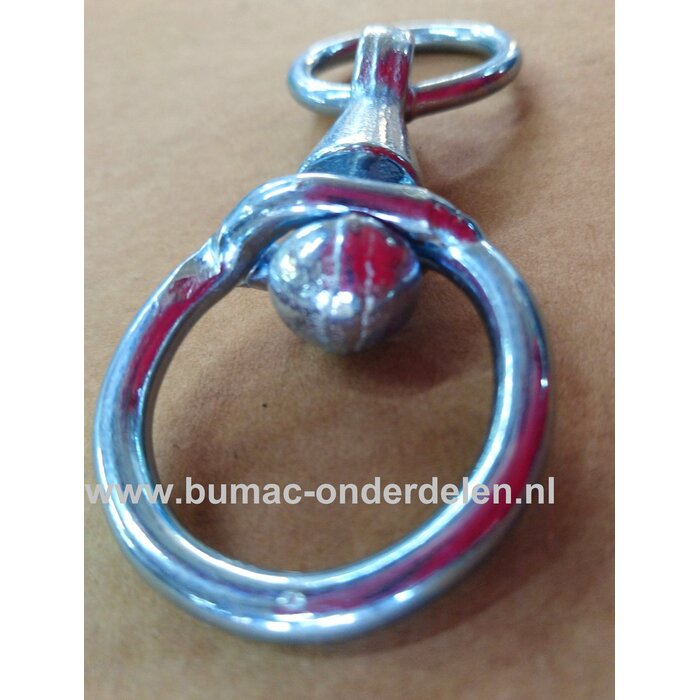 Wervel 6mm met ring verzinkt Dierbenodigdheden Stalinrichting Veekettingen  Halsbanden, Veehouderij, Bevestigingsmateriaal, Schalmkettingen, Kabels, Koorden,  Toebehoren voor Kettingen en Staalkabels, Koeien, Halsters en Touwen