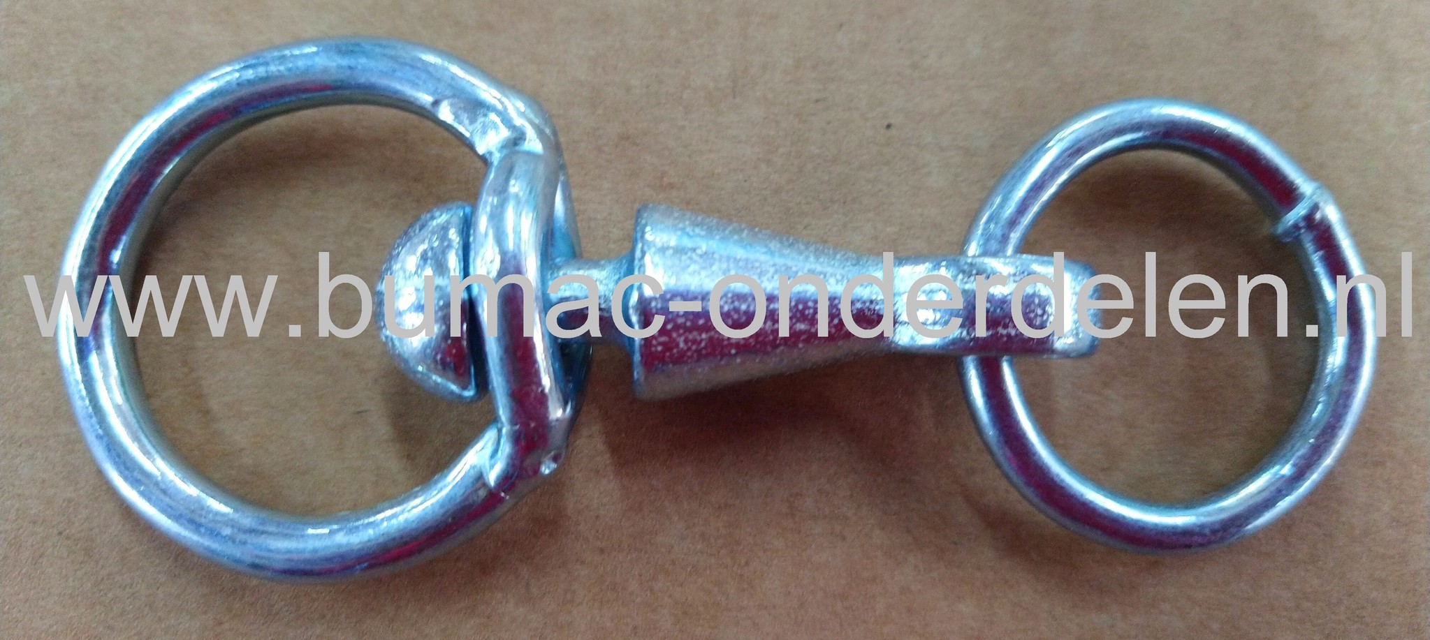 Wervel 7mm met ring verzinkt Dierbenodigdheden Stalinrichting Veekettingen  Halsbanden, Veehouderij, Bevestigingsmateriaal, Schalmkettingen, Kabels, Koorden,  Toebehoren voor Kettingen en Staalkabels, Koeien, Halsters en Touwen