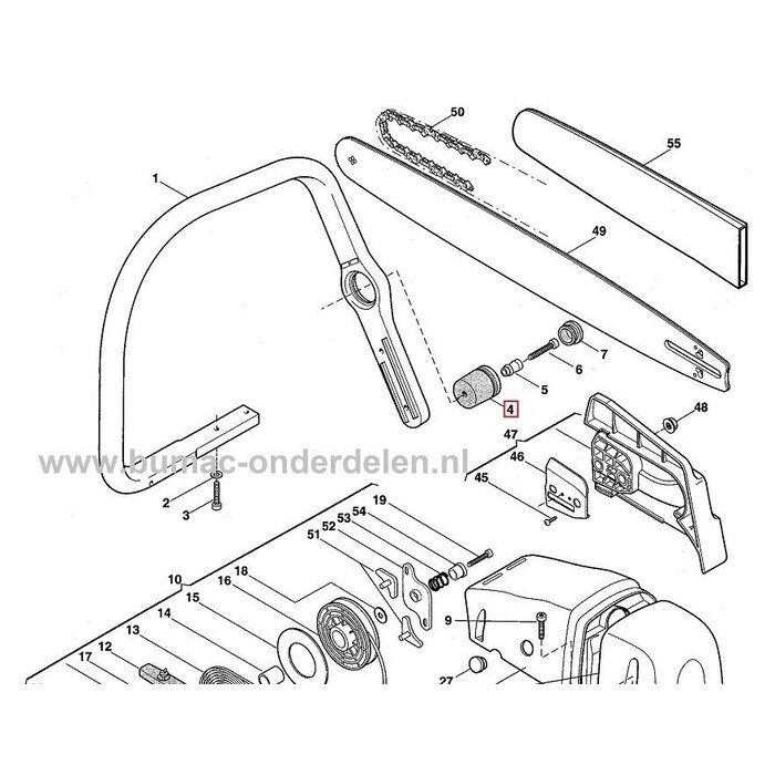 Trillingsdemper voor Stiga - Castelgarden - Mountfield - Alpina, SP400, SP450, SP460, SP510 en SP522 , Motorzaag - Kettingzaag, Ophangrubber