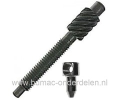 Spanbout met Nok voor Dolmar PS222TH, PS 350 en Makita DCS230T Kettingzaag, Kettingspanner voor spannen van de zaagketting, Ketting Spanner DOLMAR, MAKITA Motorzaag PS-222-TH, DCS-230-T
