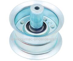 Poelie voor Castelgarden - Stiga - Mountfield - Alpina Zitmaaier, Grasmachine Spanpoelie voor Spannen van V Snaar voor aandrijving van Maaimes, Maaidek 1228H, 1328H, 2800SH, 66RDB, 727M, 827HB, 827H, 827M, AM66, AT1, AT2, AT3, BA140G72, BA140G72, BT66, CM