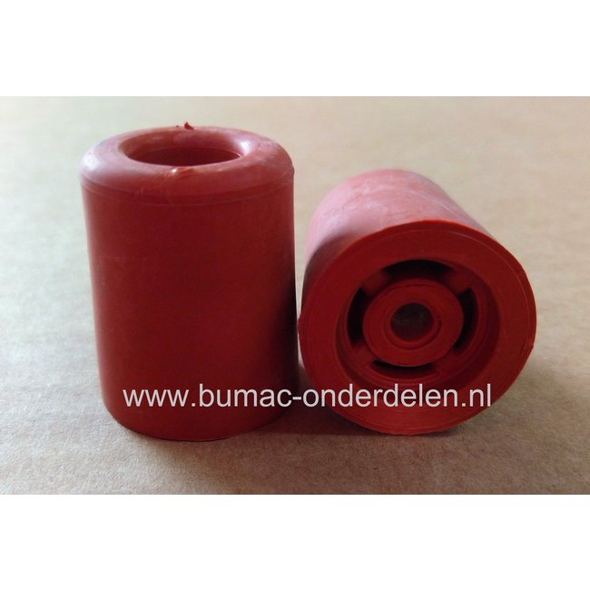 Deurbuffer 35mm Rubber Rood  Beschermen van zowel je Deurkrukken als Muren, Plinten of Meubels tegen beschadigingen van openslaande deuren Deurstop, Deurstopper Deurbuffer 35 mm