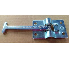 Deur Haak 104 mm Verzinkt Deurvastzetter, Haak voor Deurvastzetter, Buitendeur, Terrasdeur, Aanhanger, Oplegger, Vrachtwagen, Bestelbus, Tuindeur