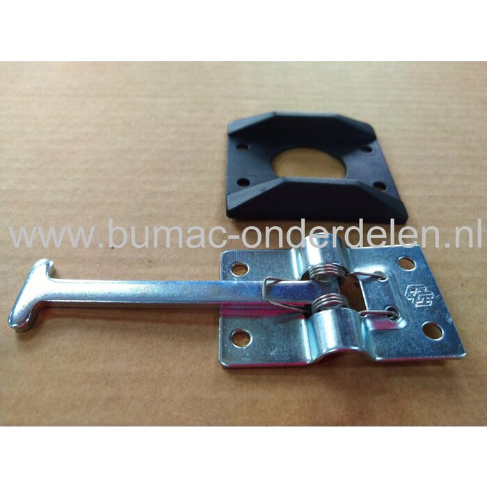 Deur Haak 122 mm Verzinkt Deurvastzetter, Haak voor Deurvastzetter, Buitendeur, Terrasdeur, Aanhanger, Oplegger, Vrachtwagen, Bestelbus, Tuindeur