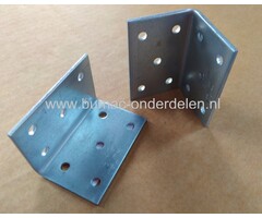 Hoekanker 40x40x60x2,5 mm Verzinkt Een hoekanker is een stalen Verbindingsmiddel die balken loodrecht aan elkaar bevestigd