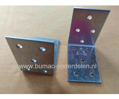 Hoekanker 60x60x40x2 mm Verzinkt Een hoekanker is een stalen Verbindingsmiddel die balken loodrecht aan elkaar bevestigd