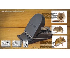 Muizenval, Gebruiksklaar lokaas, Buitengewoon hoog vangstpercentage, Robuuste Constructie, Krachtig Veermechanisme, Hygiënische verwijdering, Kindveilig, Voor gebruik Binnen en Buiten, Vervangende lokazen beschikbaar Ideaal voor huishoudelijk en commercie