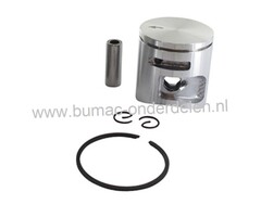 Zuiger Ø 42 mm voor Husqvarna 445, 445E, 450, 450E, Jonsered CS2245, CS2245S, CS2250S, Kettingzaag, Motorzaag, Zuiger, Zuigerveer, Pistonpen, Borgclips, Partner, Kettingzagen, Motorzagen
