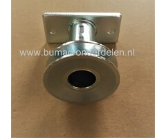Meshouder met v snaarpoelie voor MTD, Wolf, YardMan, CubCadet, Bolens, grasmaaier, gazonmaaier, loopmaaier, duwmaaier, 46SPB, 46SPO, 48SPB, 53SPB, 53SPO, 511.GLS46A, 511.GLS53A, BL5053, BL6053, CC42SPO, CC46, CC48SPO, CC53SPB, GL46SPO, MTD42S, Optima46SPO