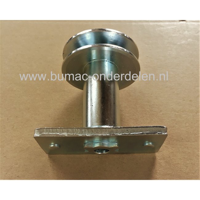 Meshouder met V-snaarpoelie voor MTD, Wolf, YardMan, CubCadet, Bolens