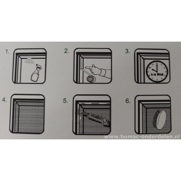 Horgaas 100x100 cm  klittenband bevestiging  Polyesterweefsel, UV-bestendig, Wasbaar Antraciet Beter leven - met op maat gemaakte insectenbescherming Raamhor Snel, Eenvoudig en Doeltreffend