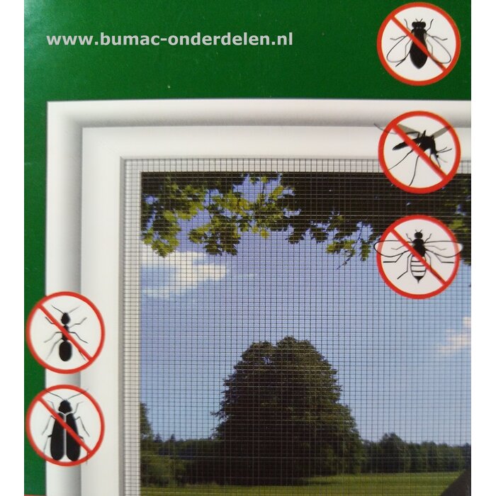 Horgaas 130x150 cm  klittenband bevestiging  Polyesterweefsel, UV-bestendig, Wasbaar Antraciet Beter leven - met op maat gemaakte insectenbescherming Raamhor Snel, Eenvoudig en Doeltreffend