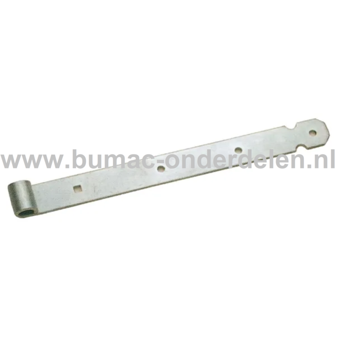 Heng 16x300 mm montagegaten 8 mm Hang- en sluitwerk waarbij beide bladen met een pen zijn verbonden als scharnier Deurhengsel, scharnier, Haak, Hengsel, Poorten, Kisten, Deuren