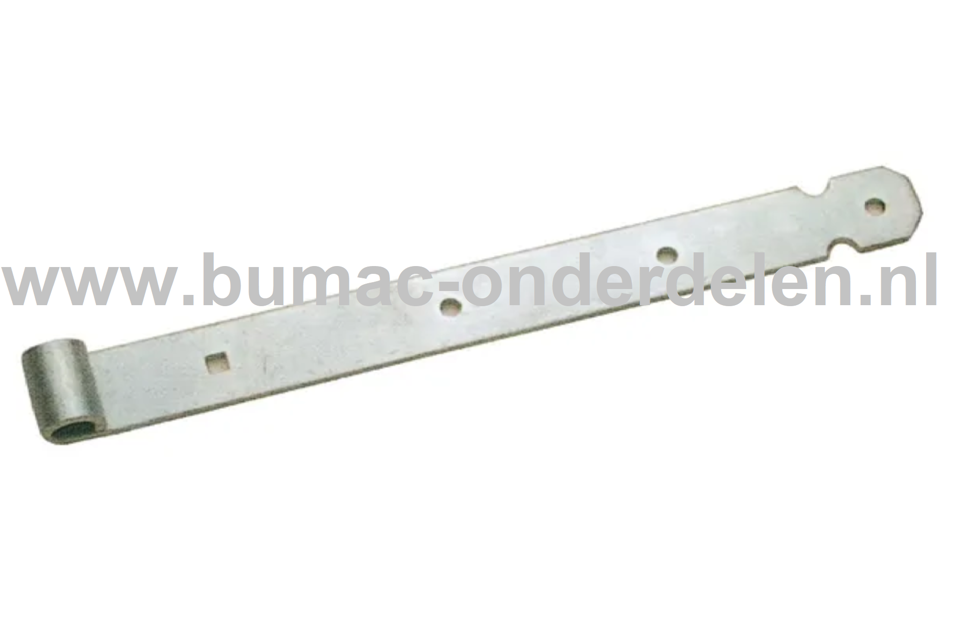 Heng 16x700 mm montagegaten 8 mm Hang- en sluitwerk waarbij beide bladen met een pen zijn verbonden als scharnier Deurhengsel, scharnier, Haak, Hengsel, Poorten, Kisten, Deuren