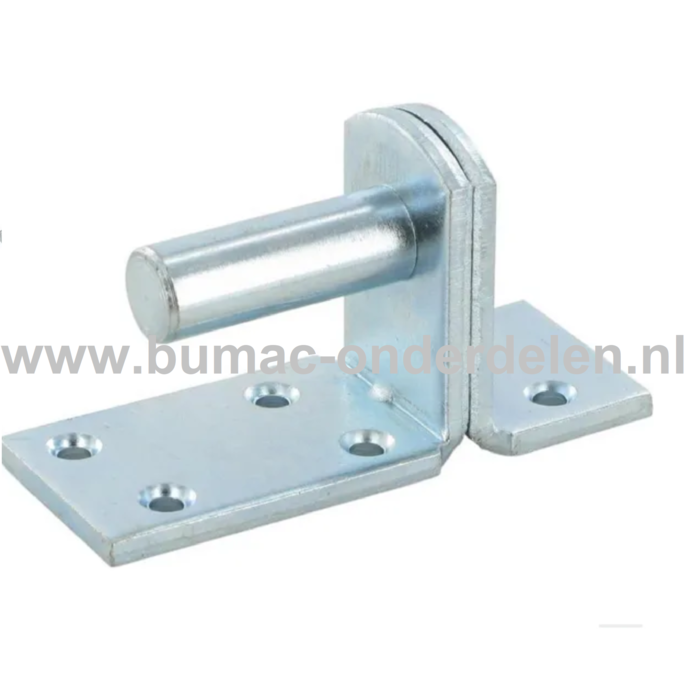 Plaatduim 16 mm plaat afst 19 mm Verzinkt Hang- en Sluitwerk De plaatduim is een ronde pen (de duim) waar de heng in gehangen wordt. Je monteert plaatduimen op het Paal, deurkozijn en monteert de duimheng op de deur Zo ontstaat een stevige constructie en