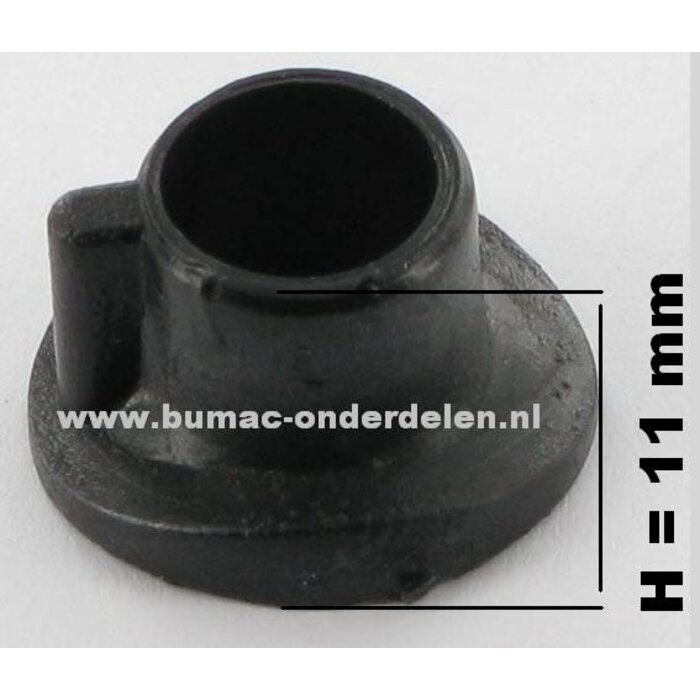 Bus Castelgarden - Stiga - Mountfield - Alpina, Kunststof Bus gebruikt voor hendel Motorrem bij Grasmaaier - Loopmaaier - Cirkelmaaier - Benzinemaaier