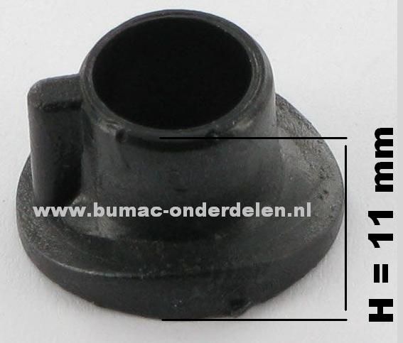 Bus Castelgarden - Stiga - Mountfield - Alpina, Kunststof Bus gebruikt voor hendel Motorrem bij Grasmaaier - Loopmaaier - Cirkelmaaier - Benzinemaaier