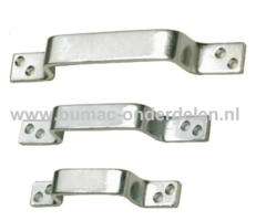 Handgreep 210 mm Montagegaten 5mm Verzinkt Een handgreep kan je verbinden/bevestigen  aan deuren, kisten, ramen, poorten, kasten Door een handgreep kan je makkelijk en eenvoudig een deur, kist, raam poort openen Handgreep, Handvat, Beugel 210 x 25 mm